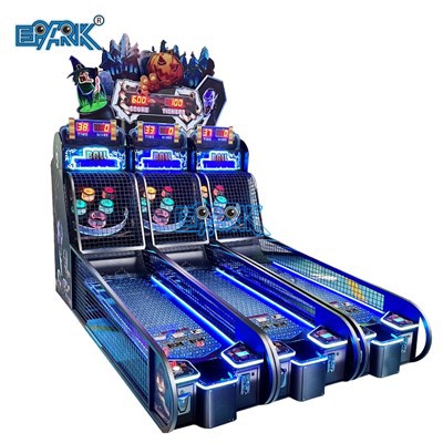 Máquina de juego de bolos lanzador de bolas