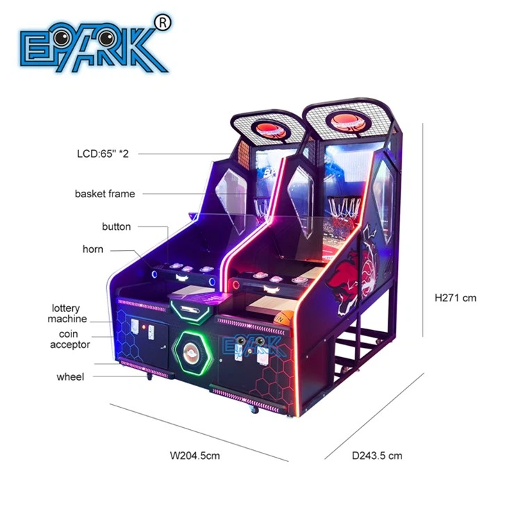 Basketball Superstar Coin Operated Basketball Machine