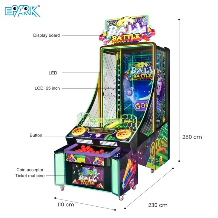 Interactive Ball Shooting Game For Arcade Center And Family Entertainment Center best
